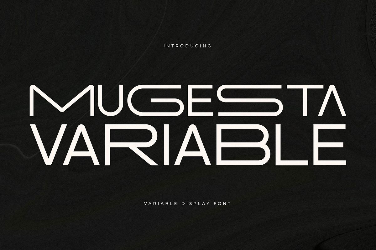 Mugesta Variable Display Font Free Download Free Download