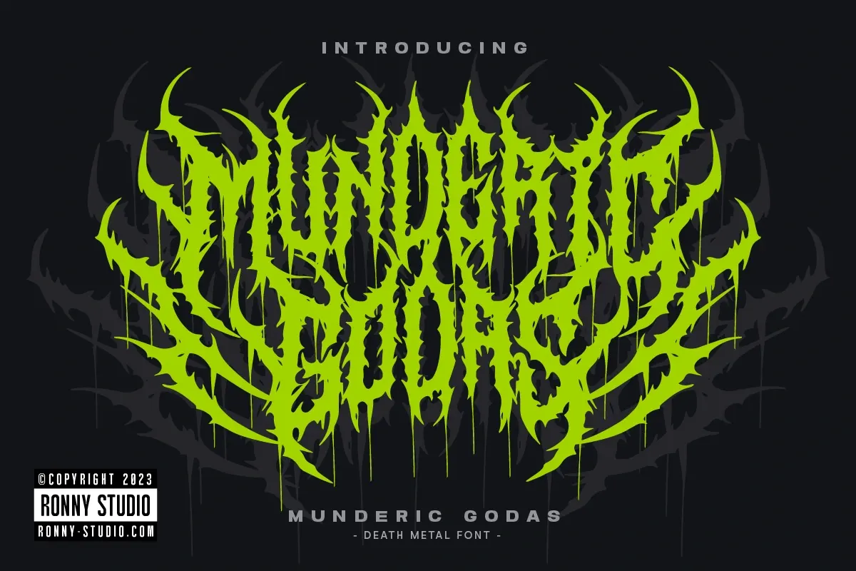 Munderic Godas Death Metal Font Free Download Free Download Munderic Godas Death Metal Font Free Download Free Download