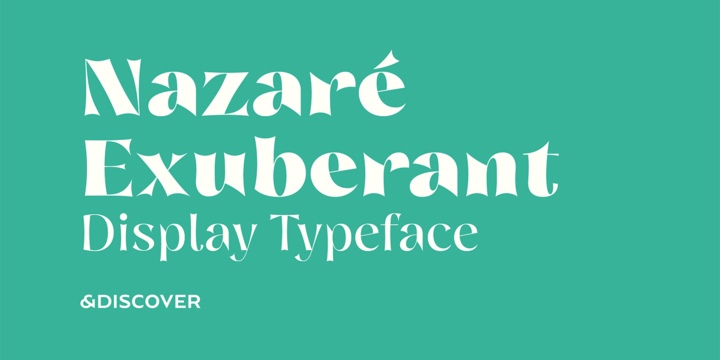Nazare Exuberant Font Free Download Nazare Exuberant Font Free Download