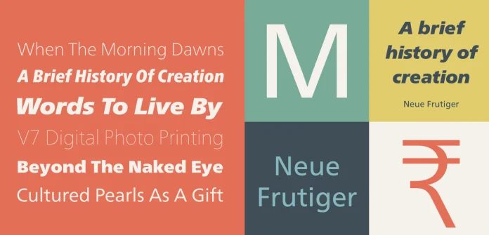Neue Frutiger Font Free Download Free Download