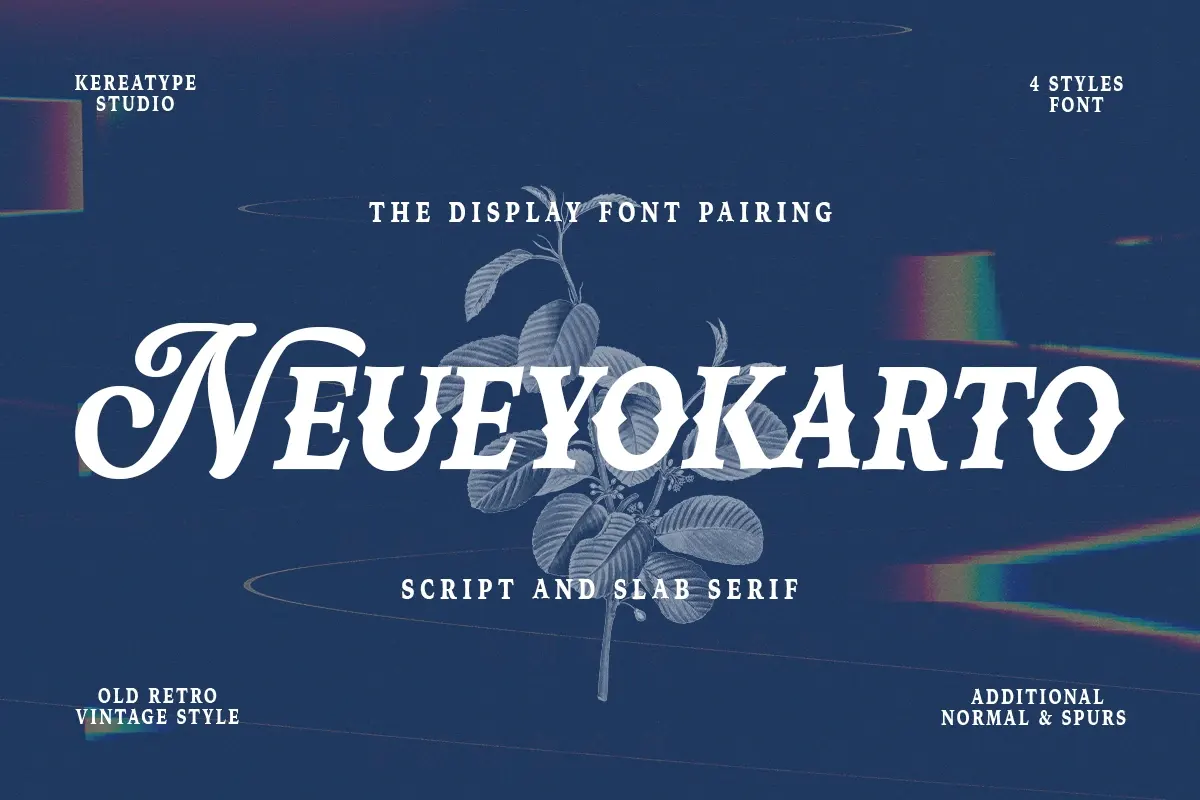 Neue Yokarto - Vintage Pair Font Free Download Free Download