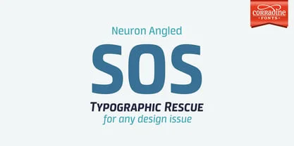 Neuron Angled Font