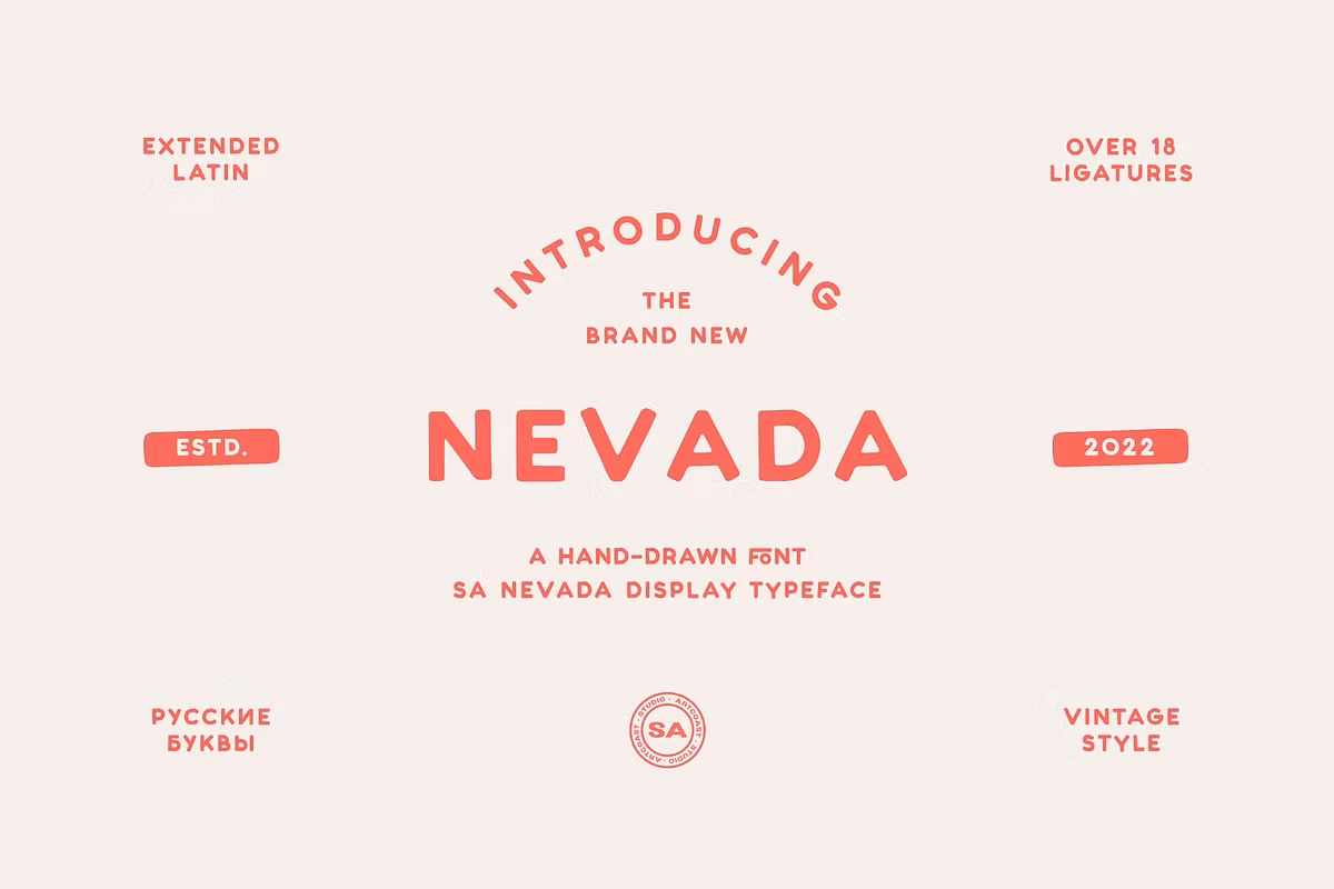 Nevada - Retro Display Font Free Download Free Download Nevada - Retro Display Font Free Download Free Download