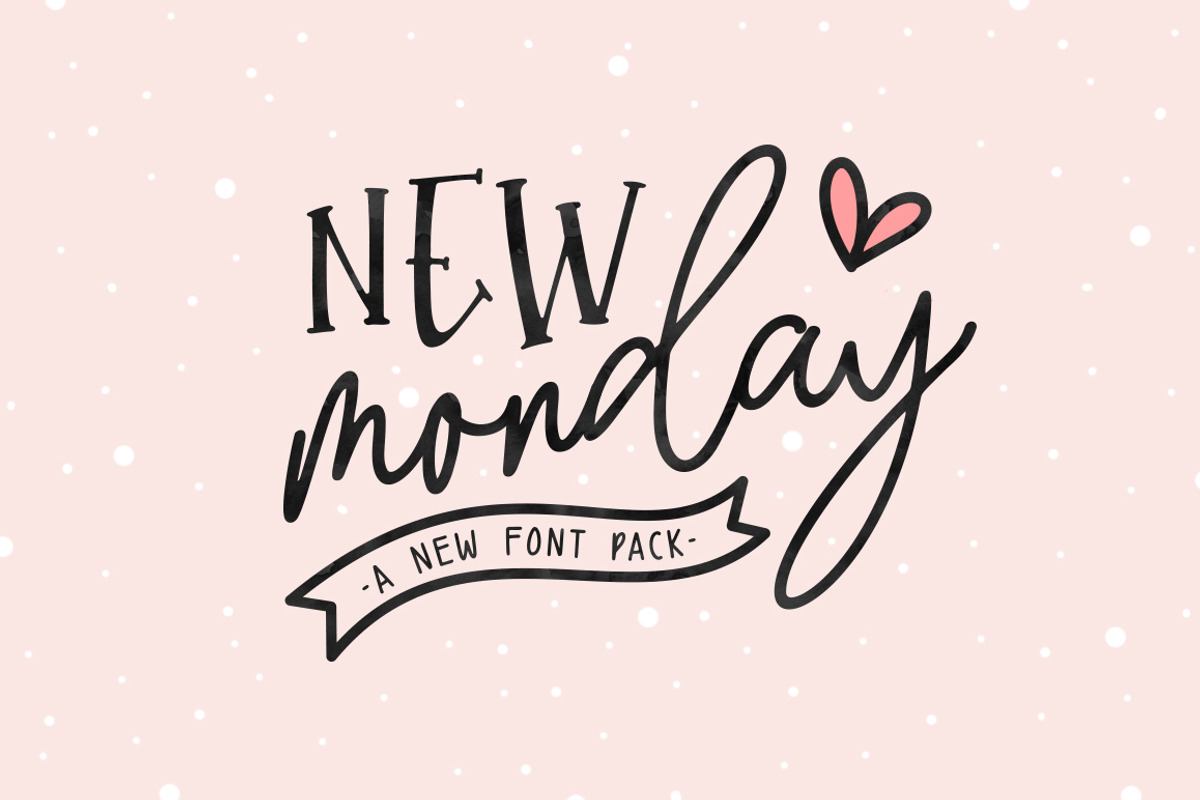 New Monday | Font Pack Free Download Free Download New Monday | Font Pack Free Download Free Download