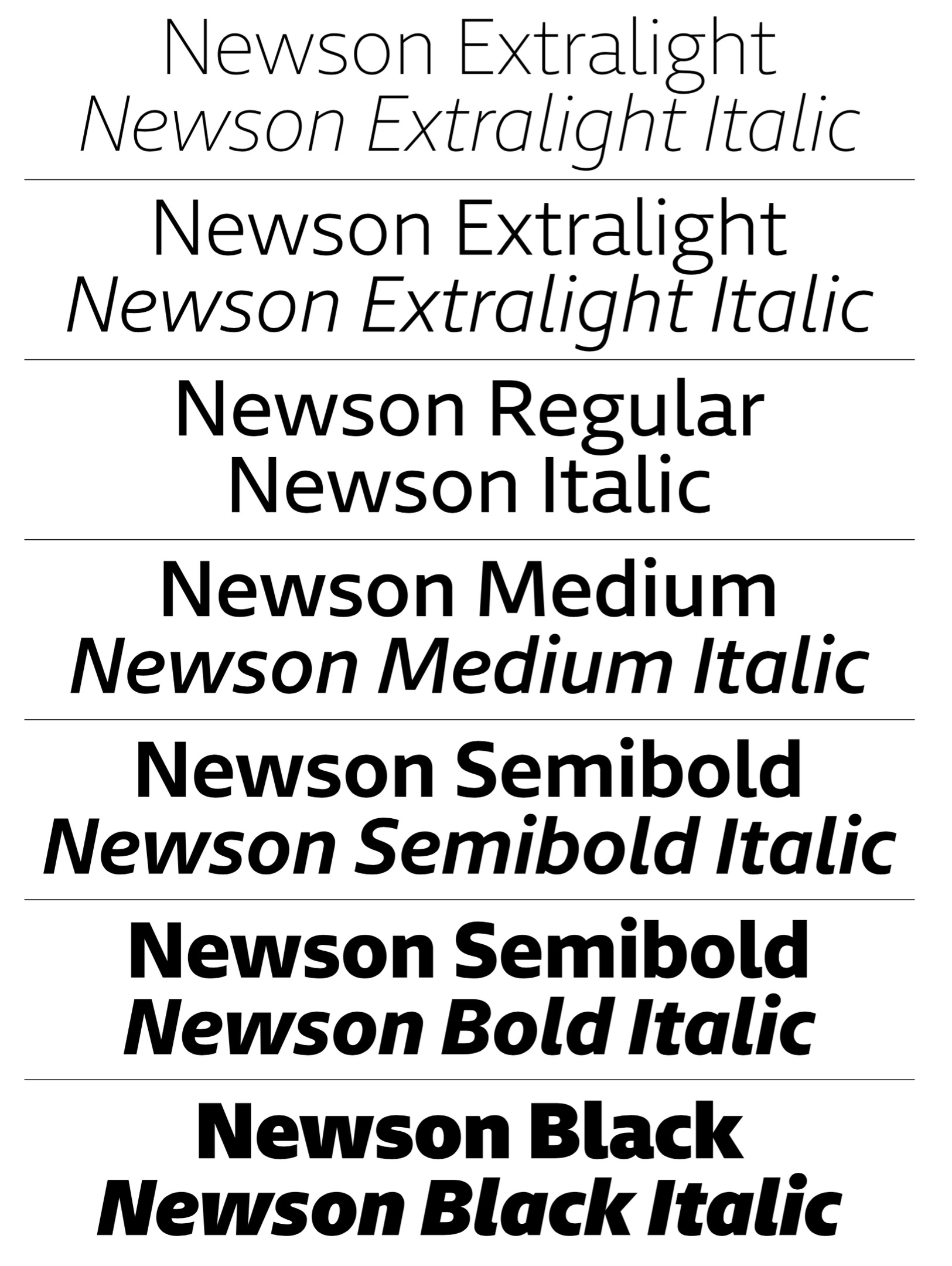 Newson Font Free Download Newson Font Free Download