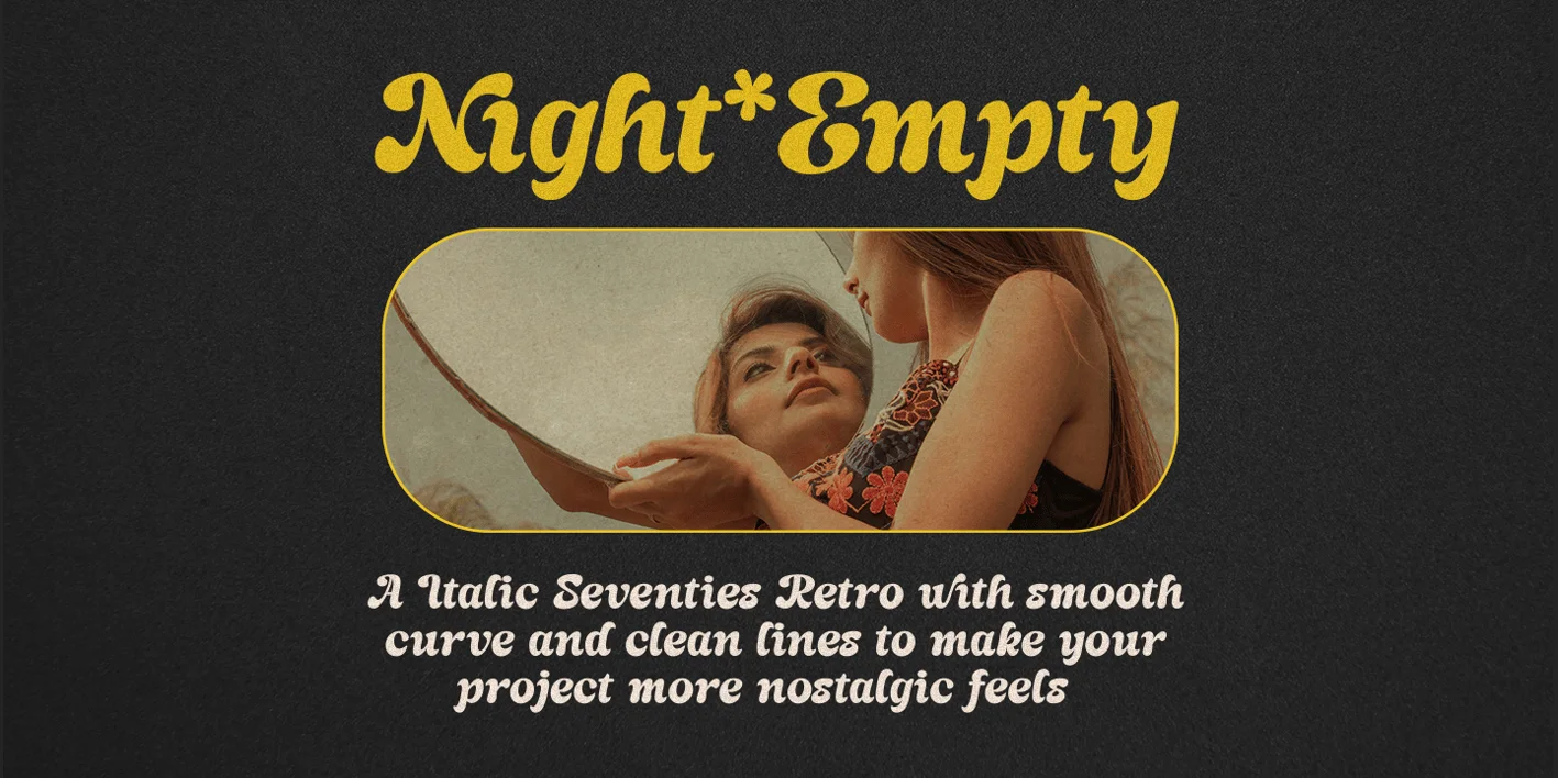 Night Empty Font