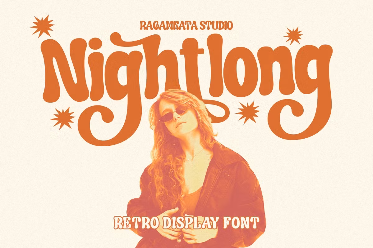 Nightlong - Display Retro Font Free Download Free Download Nightlong - Display Retro Font Free Download Free Download