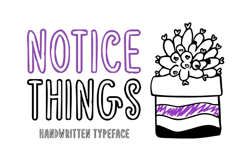 Notice Things Font Free Download Notice Things Font Free Download