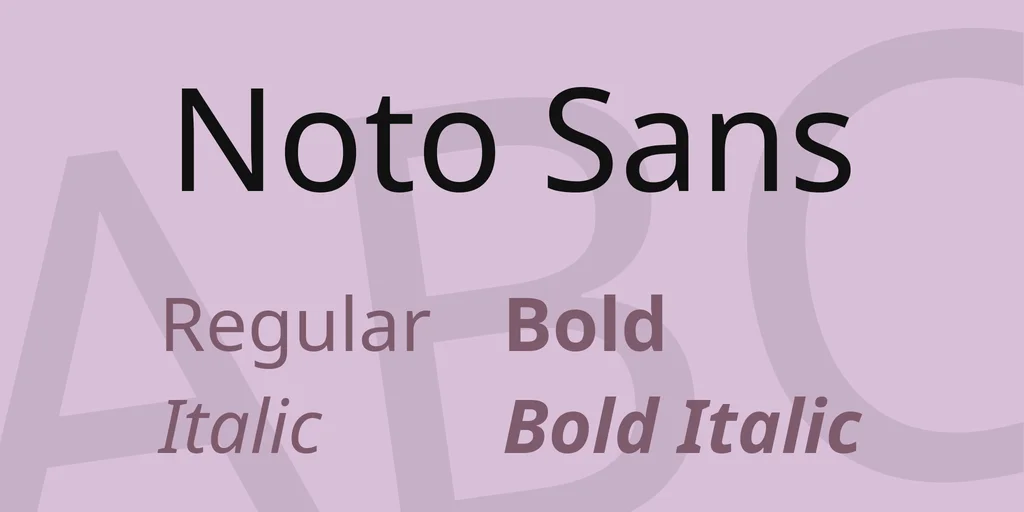 Noto Sans Font Free Download Noto Sans Font Free Download