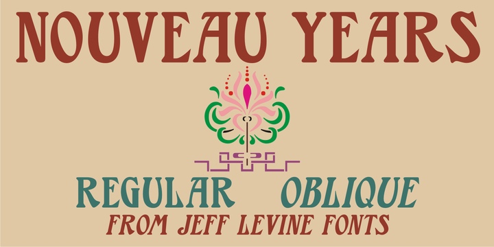 Nouveau Years JNL Font Free Download Nouveau Years JNL Font Free Download