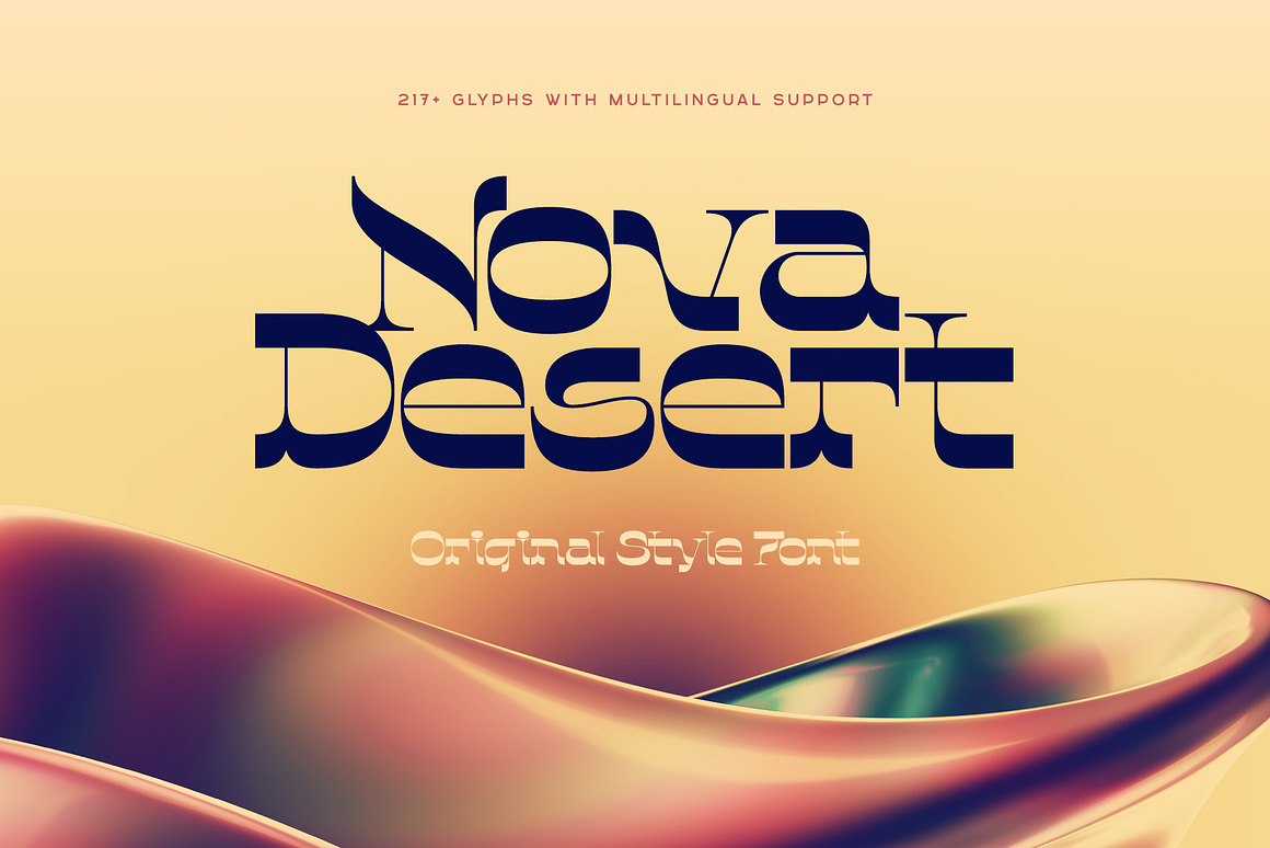 Nova Desert — Original Style Font Free Download Nova Desert — Original Style Font Free Download