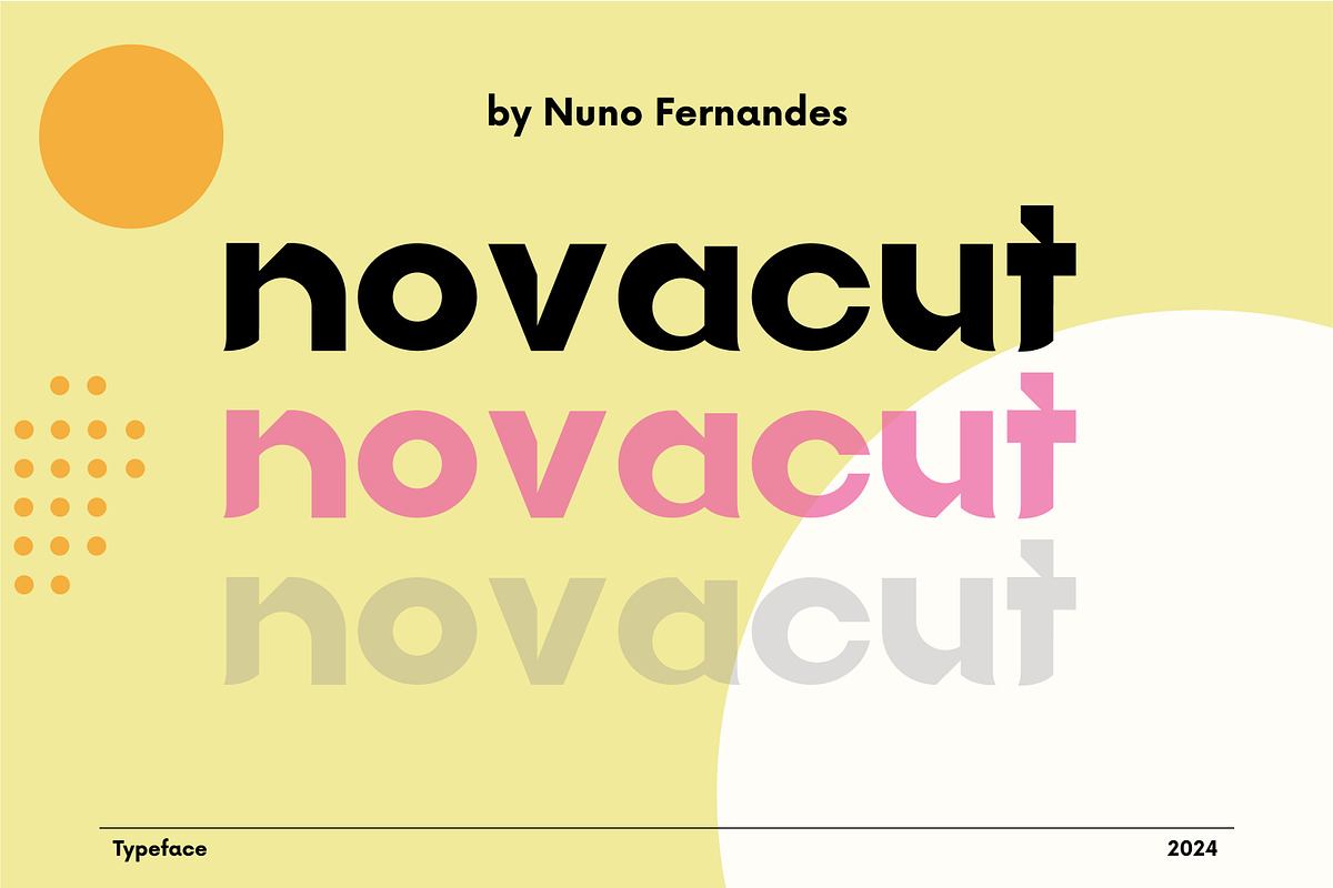 NovaCut - Typeface Free Download Free Download