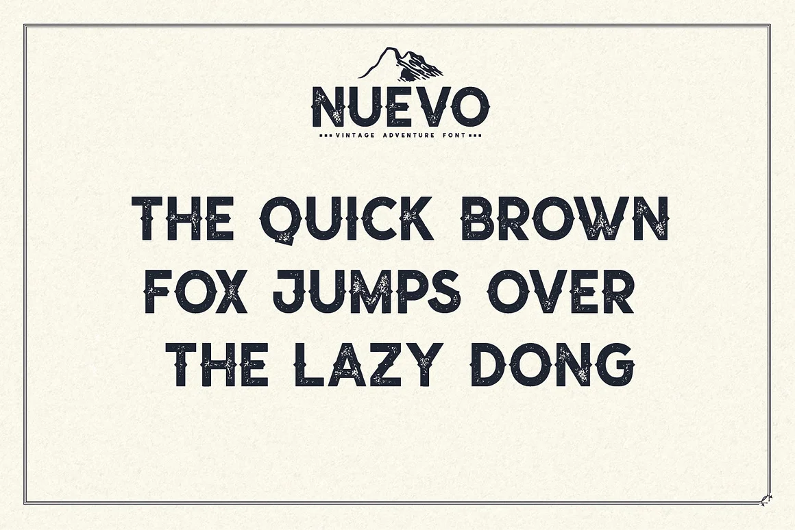 Nuevo - Vintage Adventure Font