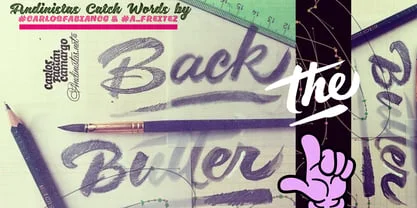 Nutcake CatchWords Font