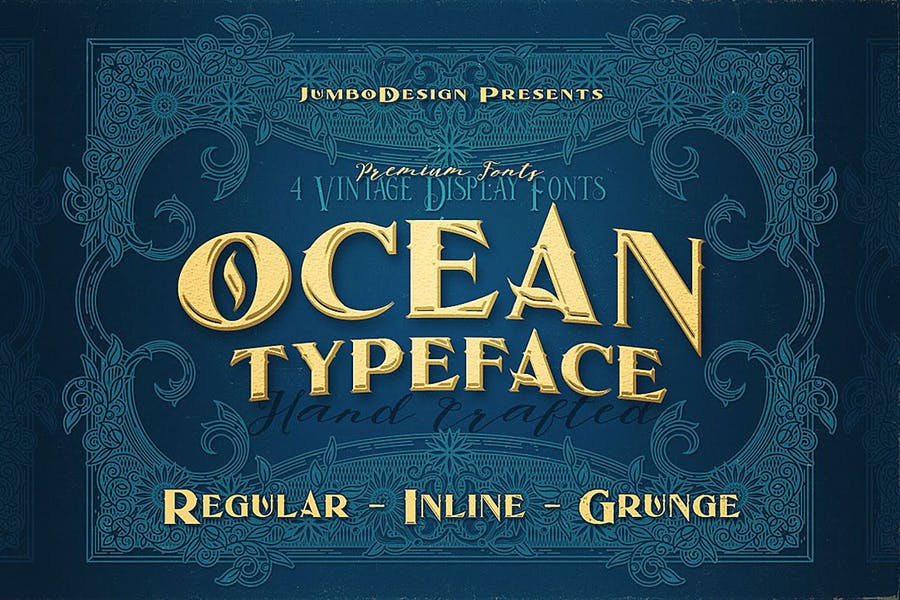 Ocean - Display Font Free Download Ocean - Display Font Free Download