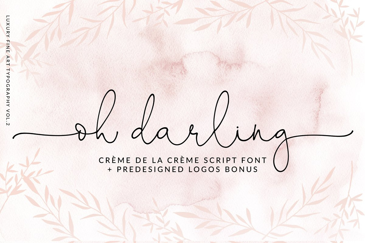 Oh Darling- Ethereal Script Font Free Download Oh Darling- Ethereal Script Font Free Download