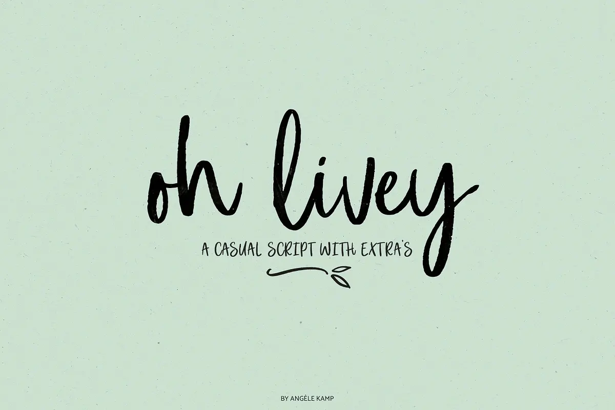 Oh Livey brush script font Free Download Free Download Oh Livey brush script font Free Download Free Download