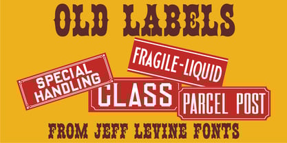 Old Labels JNL Font Free Download Old Labels JNL Font Free Download