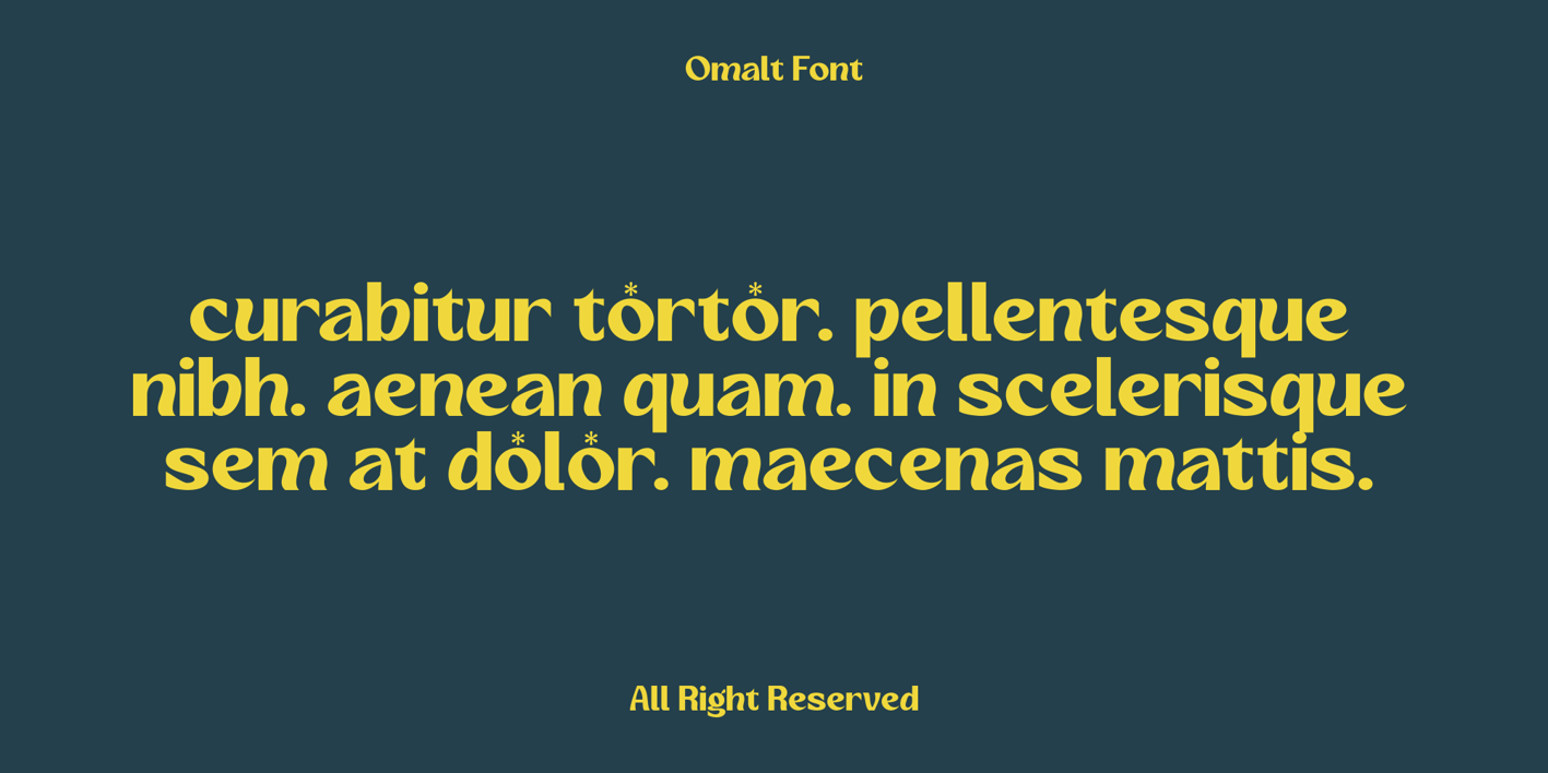 Omalt Font Free Download Omalt Font Free Download