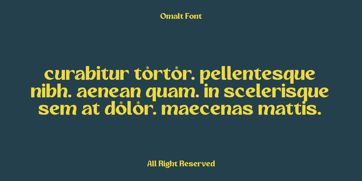 Omalt Font