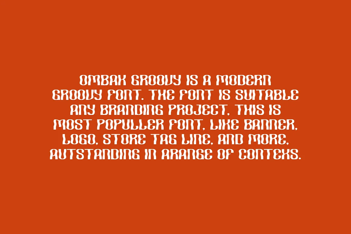 Ombak Groovy - Bubble & Liquid Font