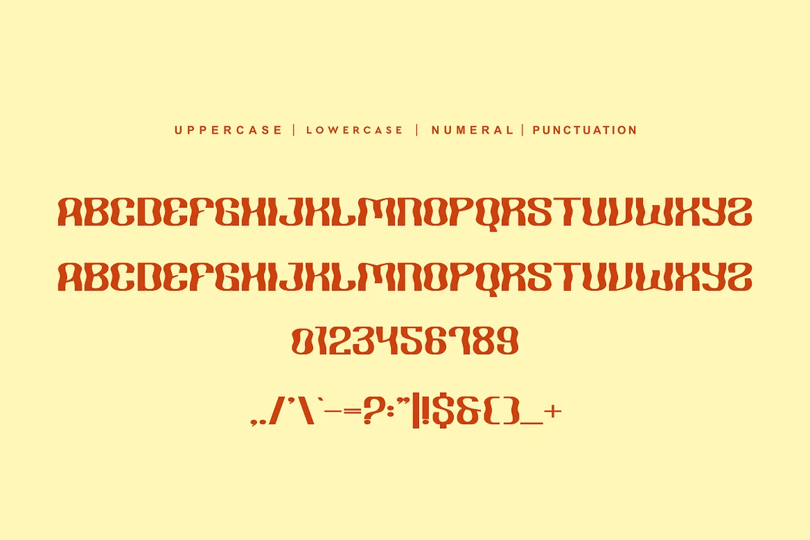 Ombak Groovy - Bubble & Liquid Font