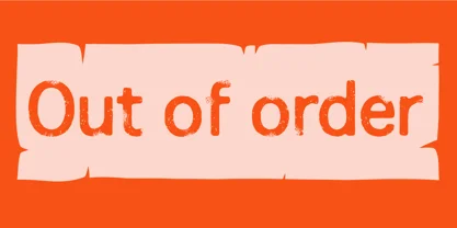 Overloaded Font
