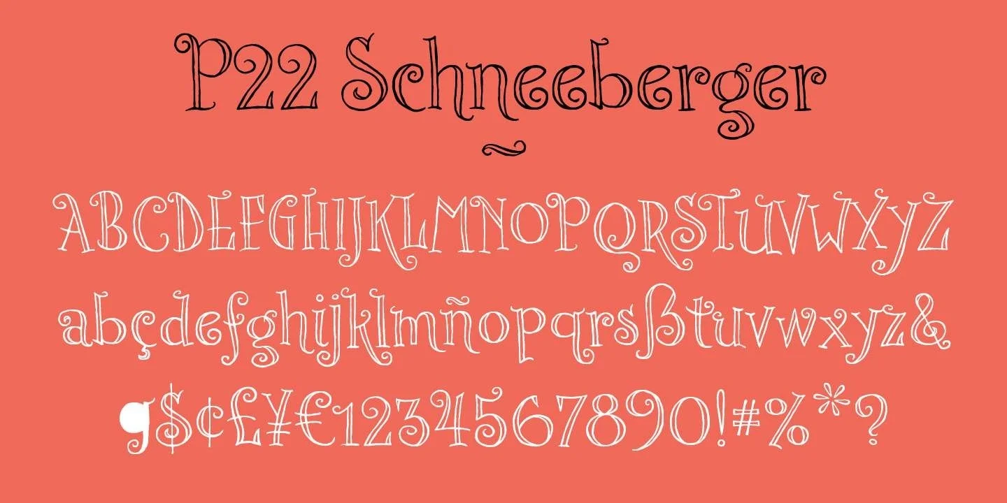 P22 Schneeberger Font