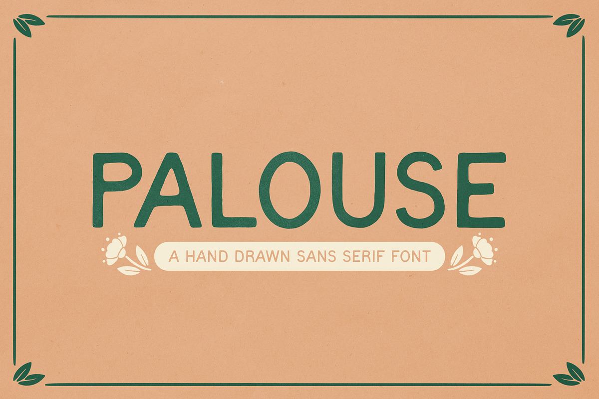 PALOUSE | Hand Drawn Sans Serif Font Free Download Free Download PALOUSE | Hand Drawn Sans Serif Font Free Download Free Download