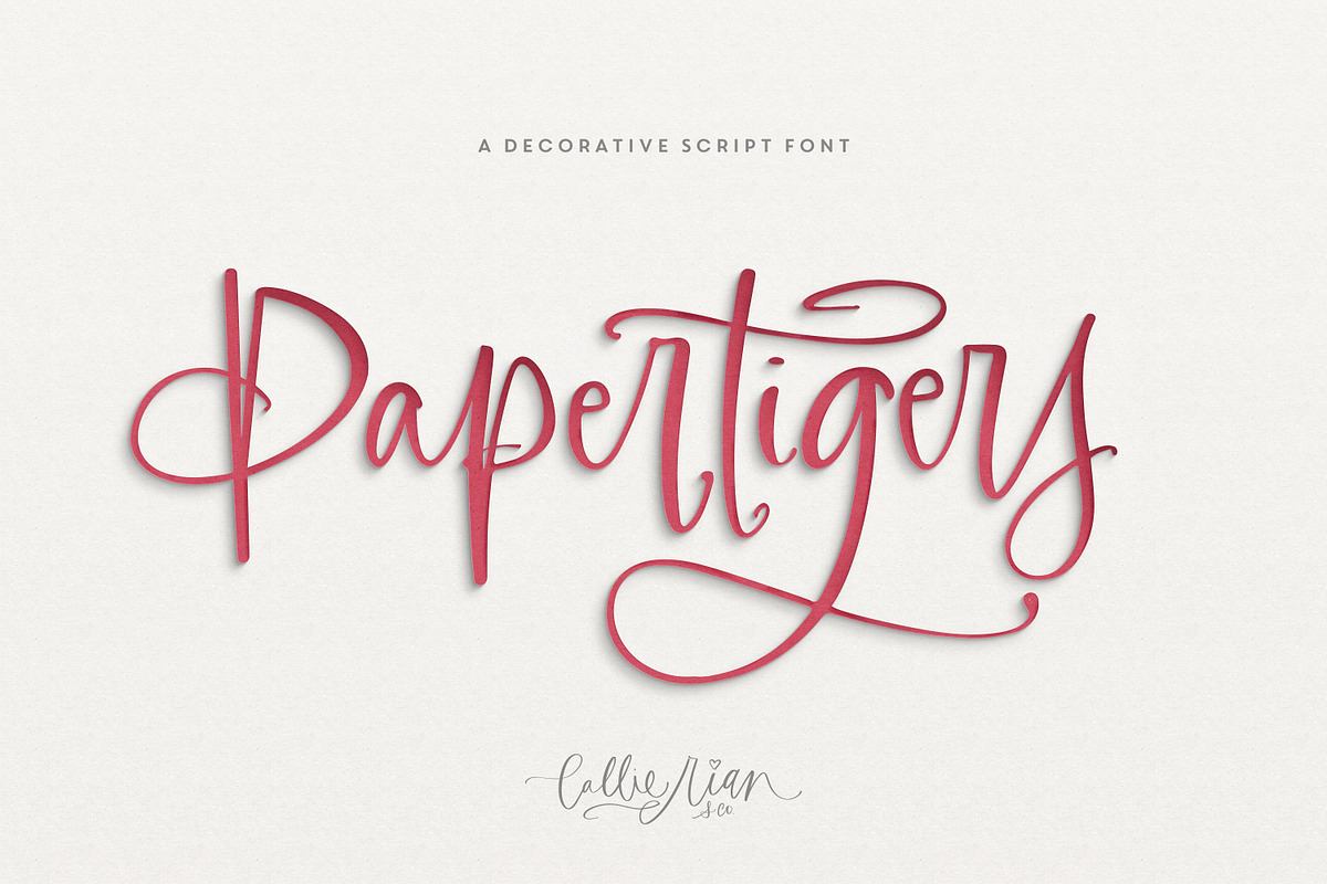 Paper Tigers Script + Florals Free Download Free Download Paper Tigers Script + Florals Free Download Free Download