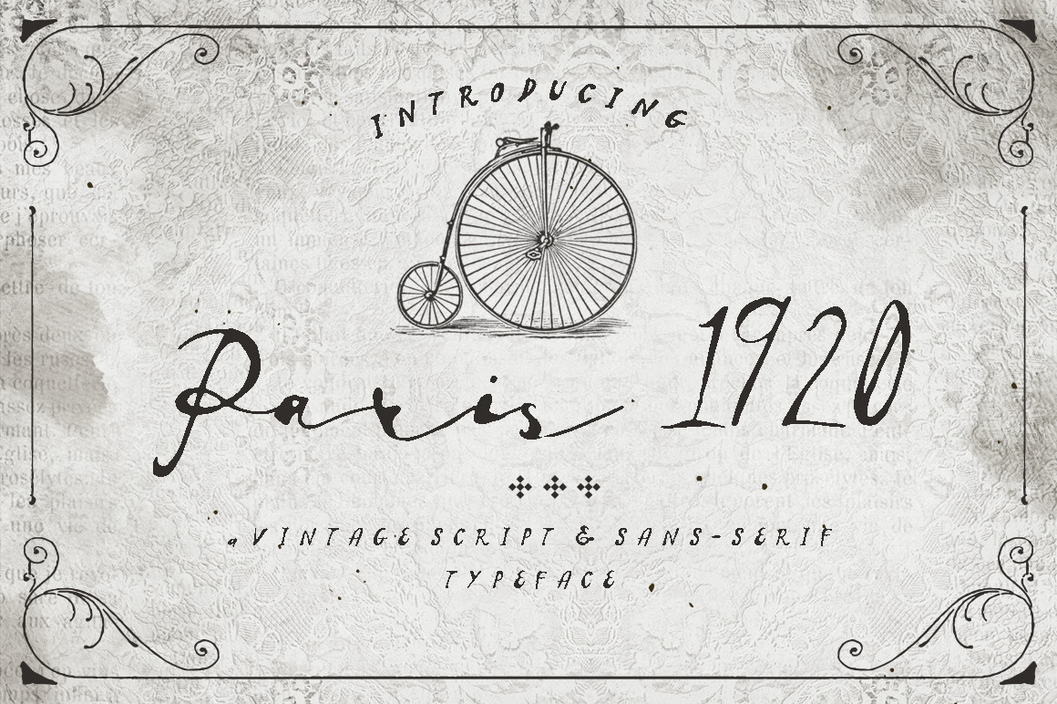 Paris 1920 Script & Sans Font Free Download Paris 1920 Script & Sans Font Free Download