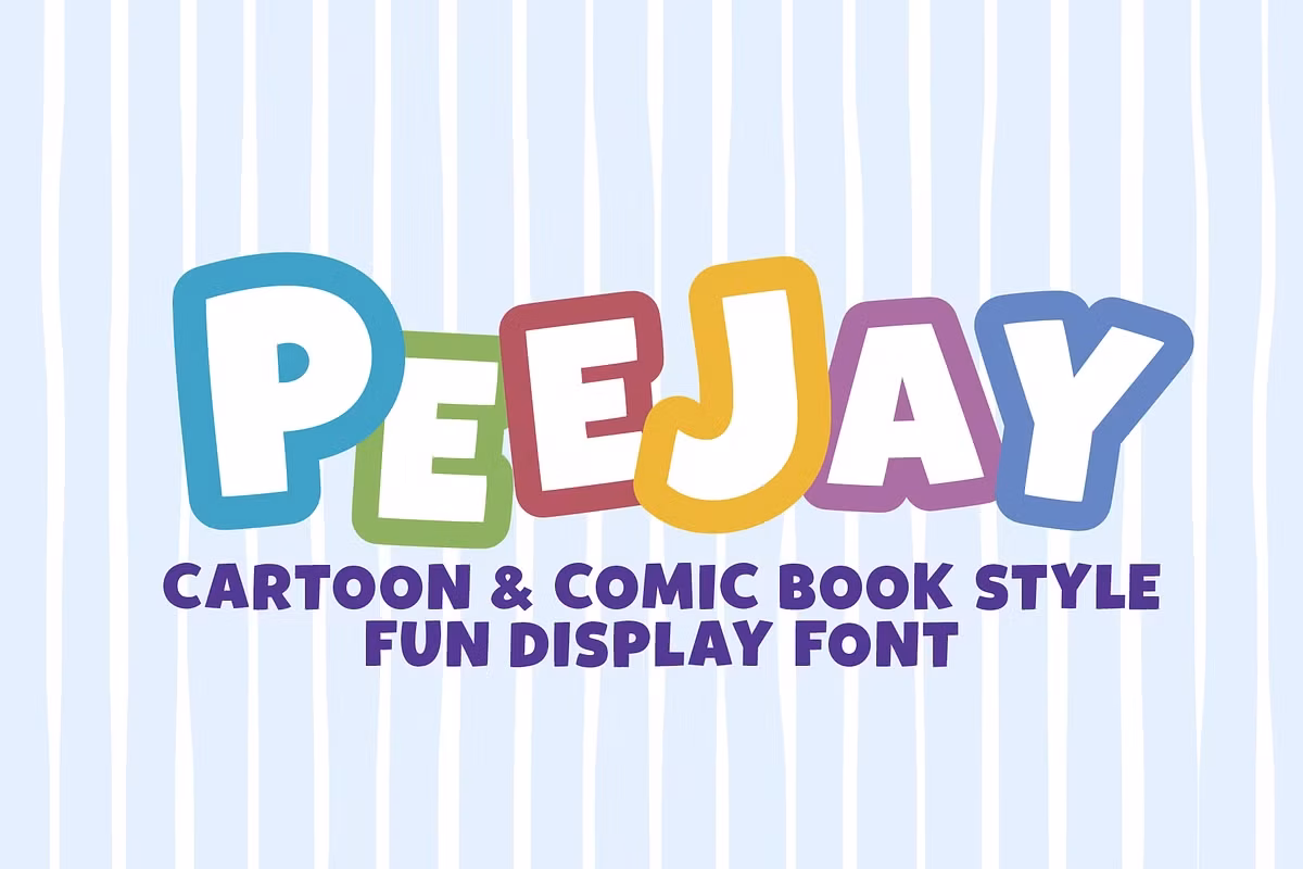 PEEJAY | Cartoon & Comic Book Font Free Download Free Download PEEJAY | Cartoon & Comic Book Font Free Download Free Download