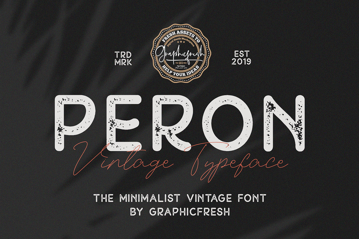 Peron - Modern Vintage | 4 Fonts Free Download Peron - Modern Vintage | 4 Fonts Free Download