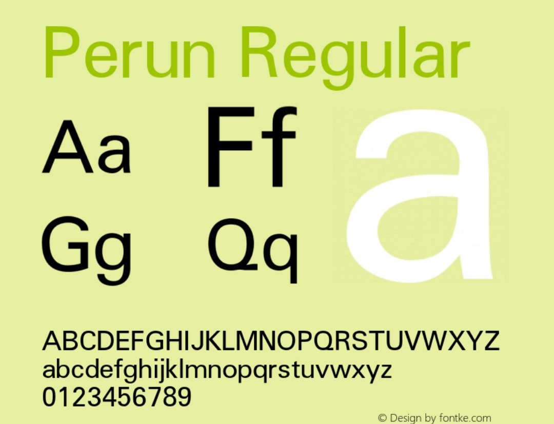 Perun Font Free Download Perun Font Free Download