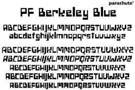 PF Berkeley Blue Font Free Download PF Berkeley Blue Font Free Download