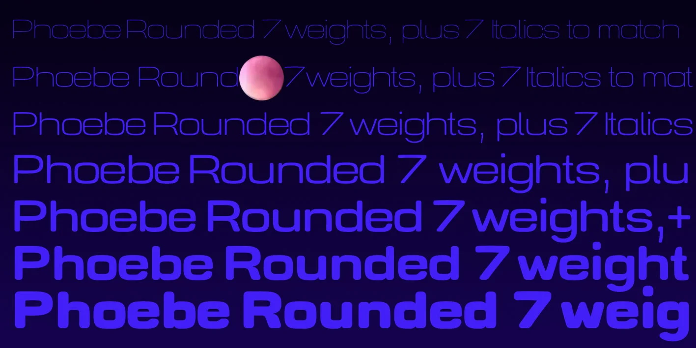Phoebe Rounded Font