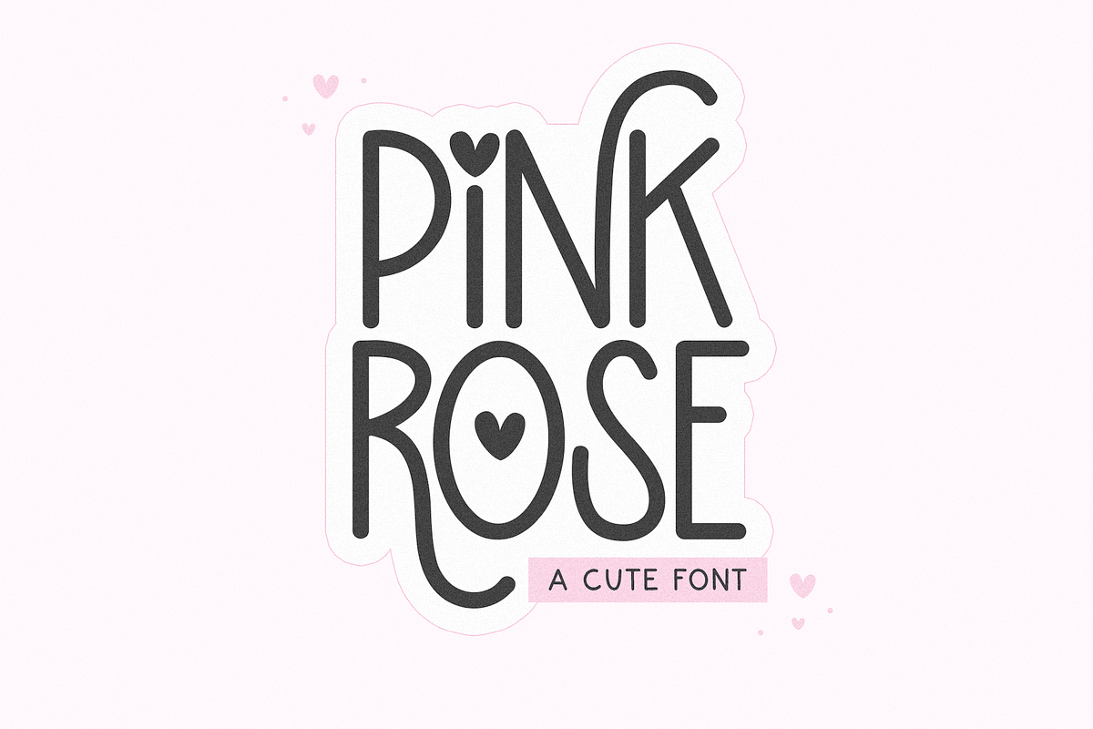 Pink Rose | Cute Valentine Font Free Download Free Download Pink Rose | Cute Valentine Font Free Download Free Download