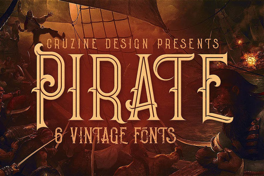 Pirate - Vintage Style Font Free Download Pirate - Vintage Style Font Free Download