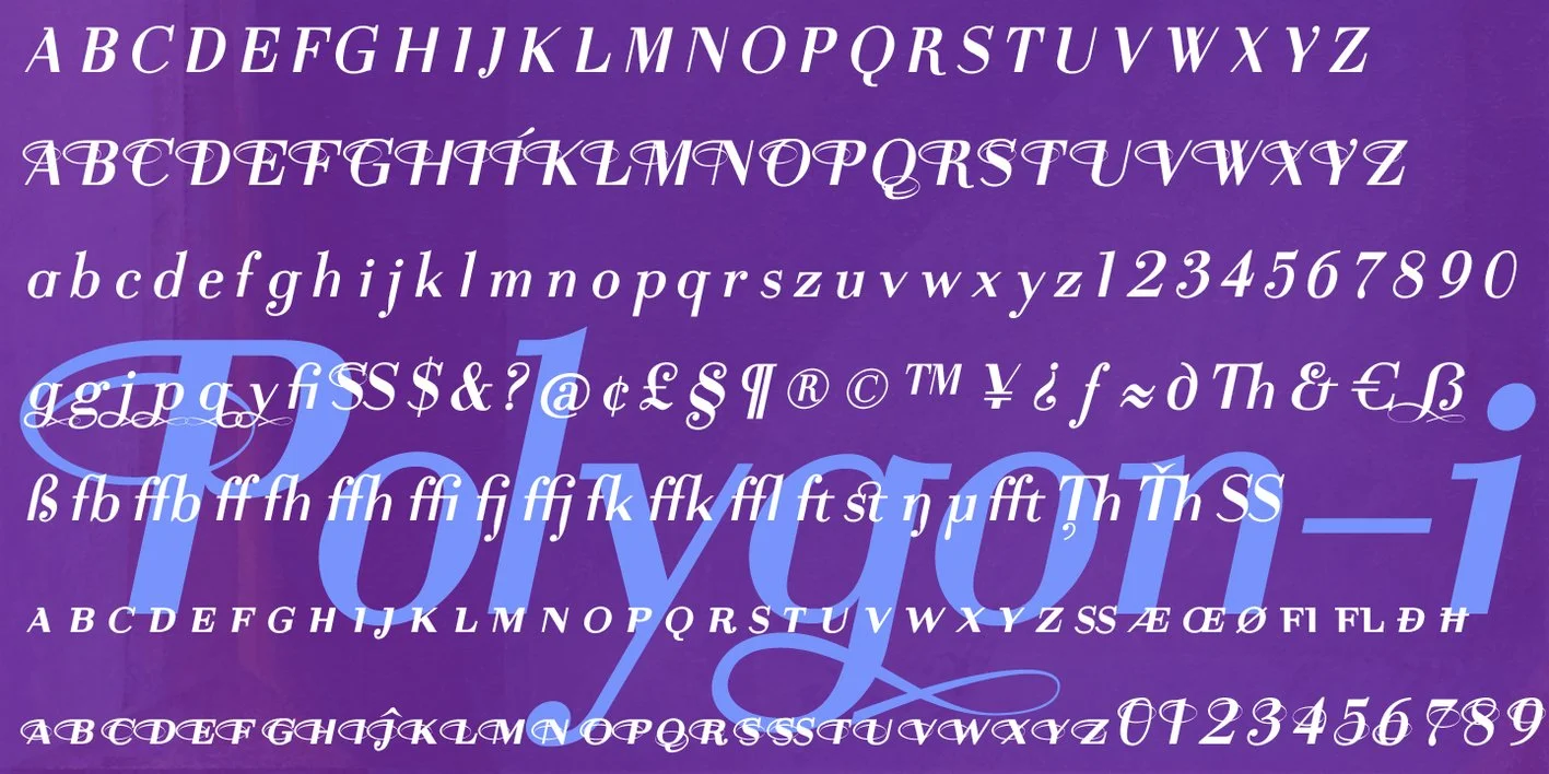 Polygon-i Font