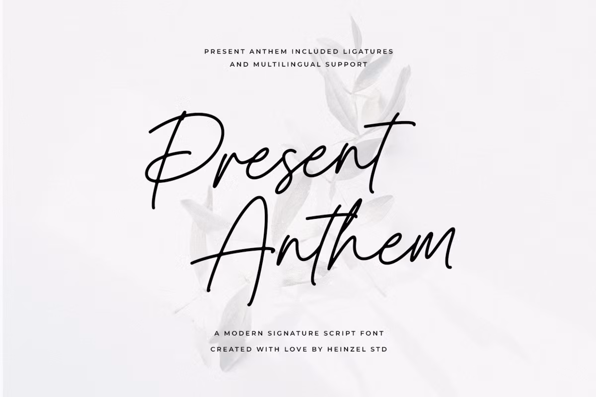 Present Anthem | Signature Font Free Download Free Download Present Anthem | Signature Font Free Download Free Download
