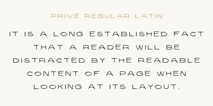 Privé Font