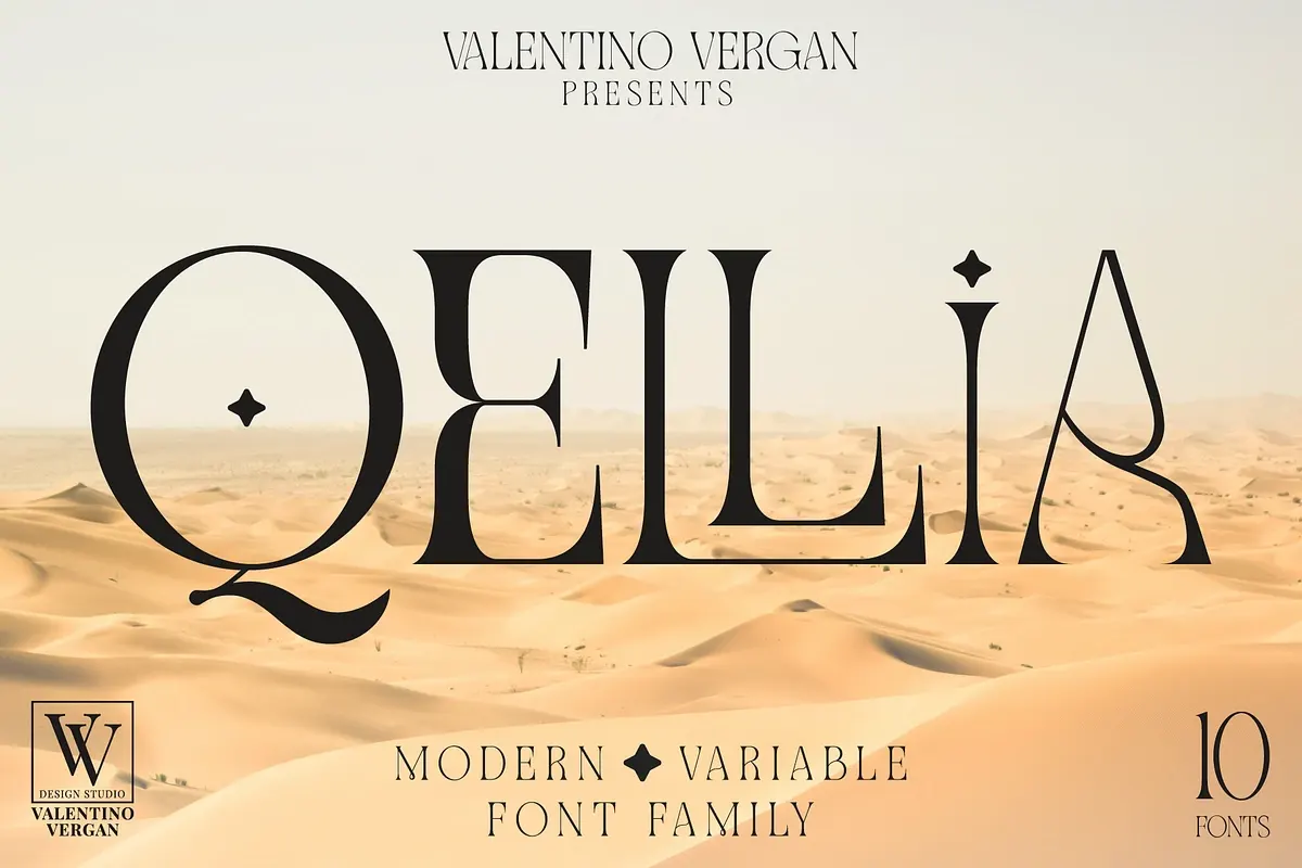 Qellia - Variable Font Family Free Download Free Download