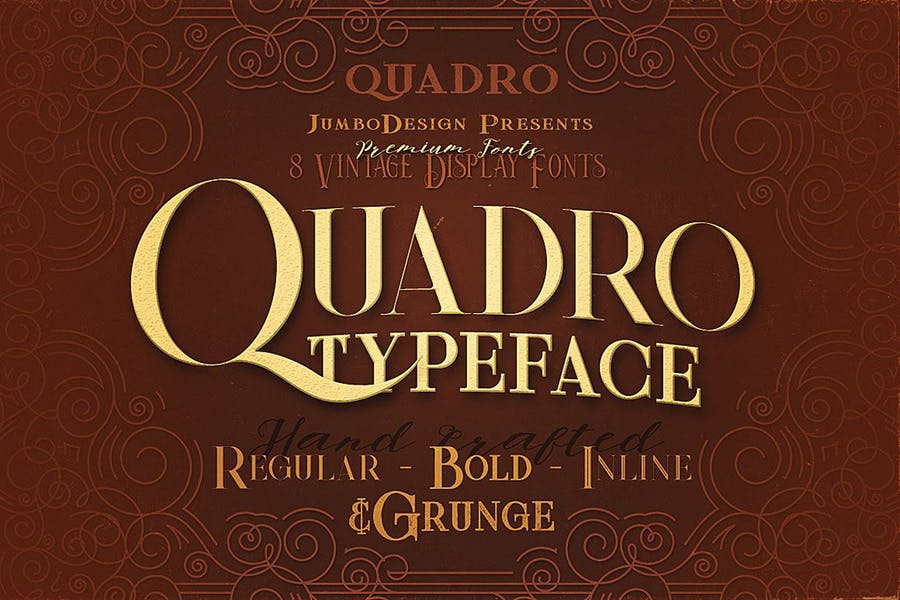 Quadro - Display Font Free Download Quadro - Display Font Free Download