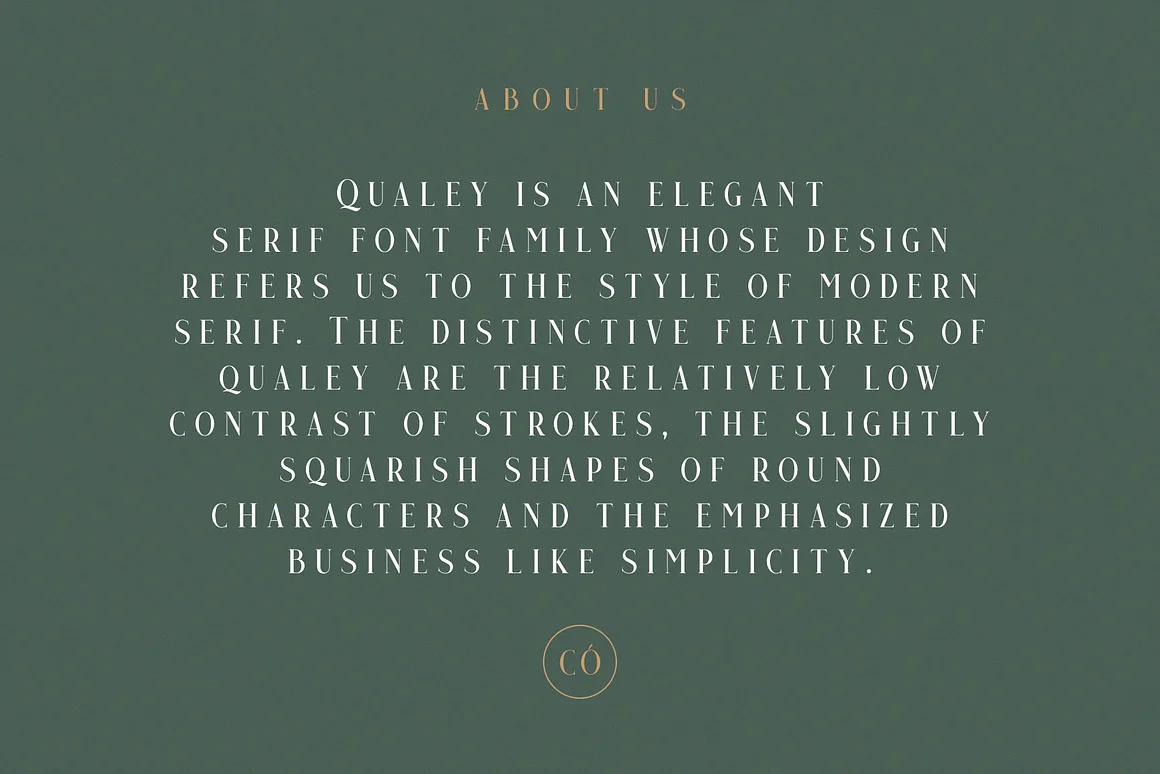 Qualey - Elegant Serif Font
