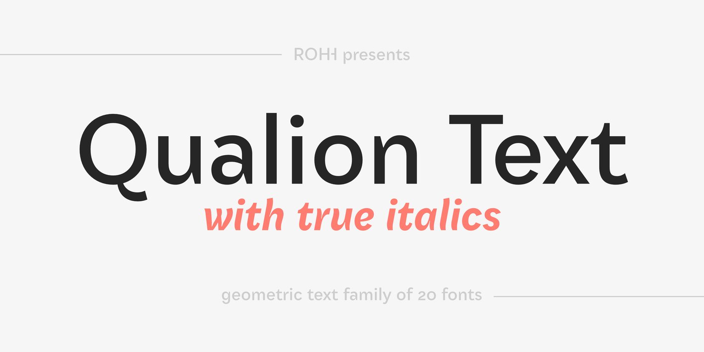 Qualion Text Font Free Download Qualion Text Font Free Download