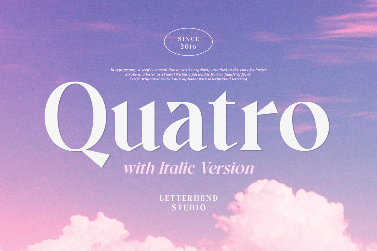 Quatro Font Free Download Quatro Font Free Download