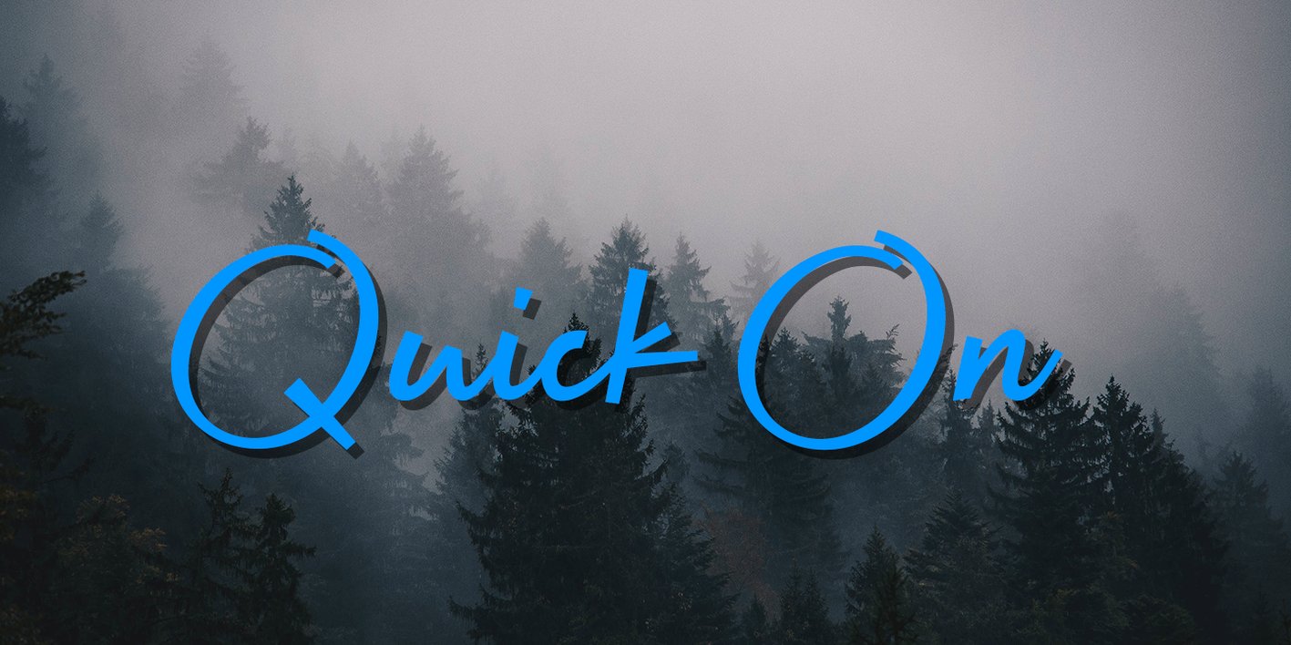 Quick On Font Free Download Quick On Font Free Download