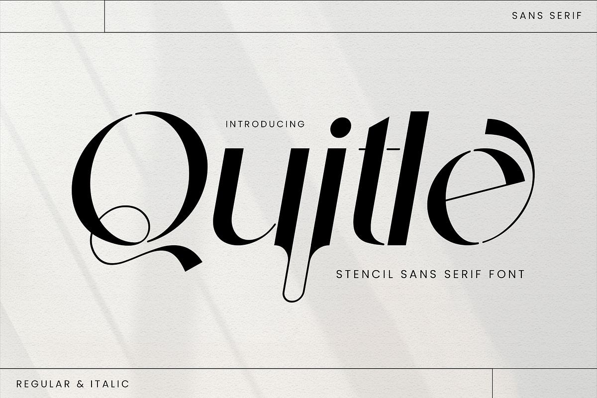 Quitle Sans Serif Font Free Download Free Download