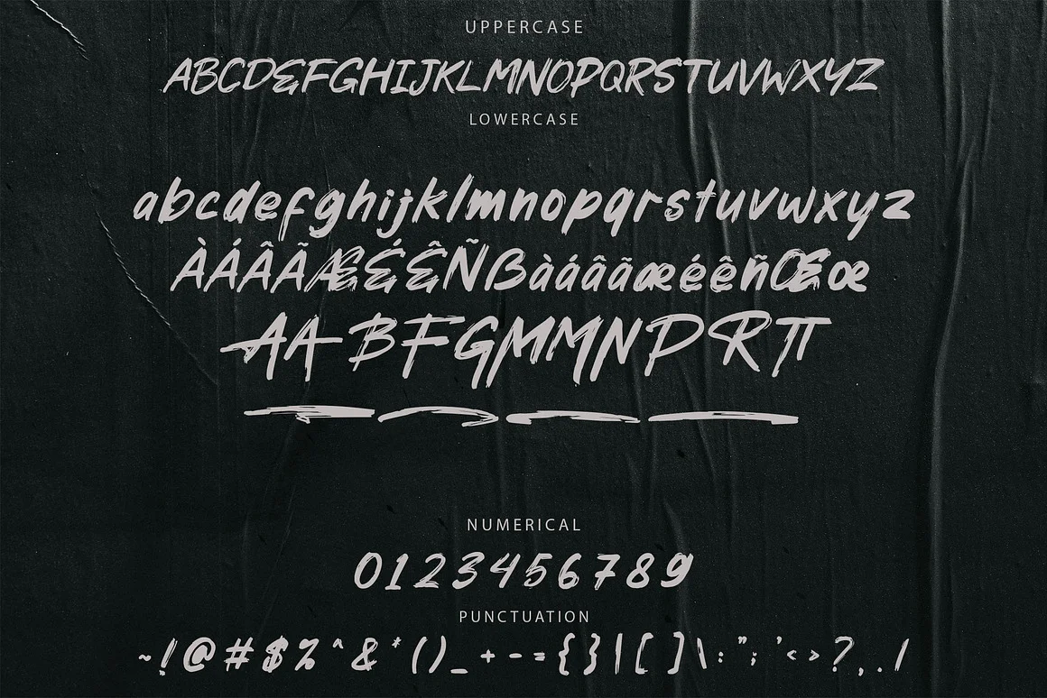 RAEMONA Rough Brush Font