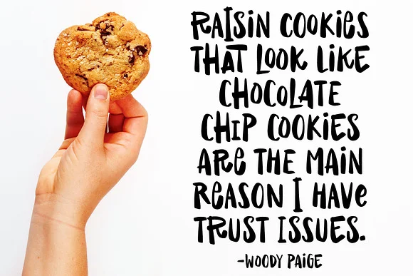 Raisin Rage: a fun & casual font!